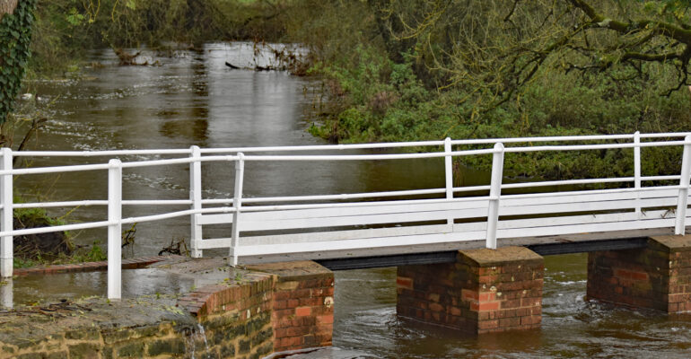 The Footbridge works at Sturminster Newton Mill are now complete