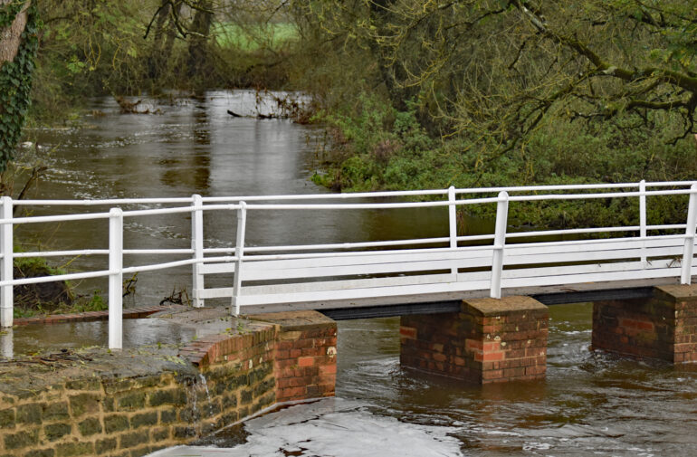 The Footbridge works at Sturminster Newton Mill are now complete