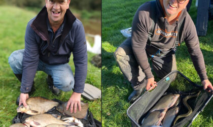 Sunday 22 October 2023 Match at Big Ham – Jeff Sibley & Ian Paulley  with some nice skimmer bream in difficult conditions