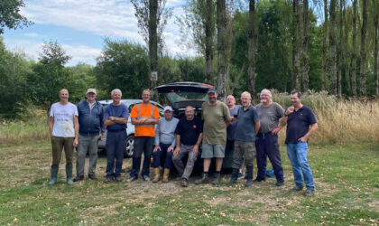 A good turnout for the work party at Mappowder Lakes on Saturday. Although we are concerned about the low water levels, it has given us better access to remove fallen branches and other snags as well as being able to trim back growth around the lakes.